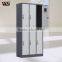High quality gym storage steel wardrobe cabinet 6 door clothing locker