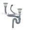 doulbe bowl with drain board sinks stainless steel kitchen sink HD12348