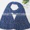 Wholesale Fall Winter Women Fashion Star Printed Cotton Rayon Scarf