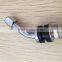 New Bolt On Tire Valve Stems VS-8 45 Degree Bend Chrome Metal