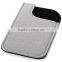 custom single compartment felt mobile phone case