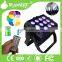 12pcs RGBWA+UV LED BATTERY POWERED &WIRELESS DMX UPLIGHT
