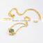 Gold Bezel Hexagon Druzy Drusy Necklace Geometric Jewelry Layering Necklace