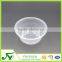 Disposable circle 500ml porridge clear plastic food container