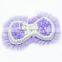 5" Chiffon Pearl Bows with tulle embellished with beads and Sparkle stones                        
                                                Quality Choice