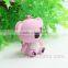 Fashion Mini Koala Bear LED Sound Key Chain Ring Bag Charm Pendant Flashlight Toy Creative Gift
