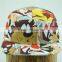 Cotton fabric custom design 5 panel cap with printing