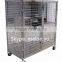 Stainless Steel 304 Wire Shelving Security Cage with Square Tube Frame