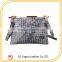 Korea Woven Hand Clutch Bag PU Handicraft Clutch Bag Metal Frame
