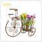 Garden balcony bicycle flower pot removable holder for home deco