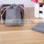 Fashion grey Suede Gift Packing Bag for Loose Diamonds,ring&jewel suede gift pouch