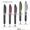 2016 the most classic promotional aluminium stylus ballpoint pen with LED light