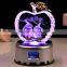 Crystal LED Apple with Nice Gift Box for Wedding Souvenir