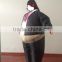 DJ-CO-113 Adult Business Suit part black Inflatable Blow Up Full Body Costume Jumpsuit
