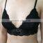 floral lace bra lacy bralette wavy hem scalloped bralette spaghetti lined un padded sheer bralette
