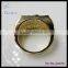 Wholesale hip hop men's gold ring diamond ring