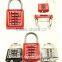 Colorful 10 Digit Code Small Padlock