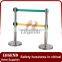 Safety Double Belt Pole 201 Pole Bank Crowd Control Barrier Stand