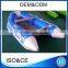Small inflatable sport runabout drop stitch air floor boat
