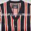 2016 :Latest design soccer sports V neck style cotton cardigan