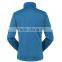 wholesale men blue fleece lined OEM softshell jacket