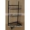 china rolling collapsible wire display shelf with quality gurantee