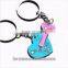 Hot Sale European Style OEM Design Soft PVC Valentine Couple Keychain