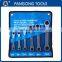 Drop Forged Steel Reversible Ring Ratcheting Ratchet Spanner Wrench Set 6 Piece