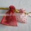 unique fancy wedding organza candy bag with ribbon
