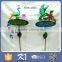 garden decoration animal stick with welcome sign