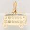 3D Double Decker Bus Charms and Pendants for Bracelet