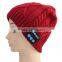 Wholesale 100% acrylic bluetooth headphone hat, bluetotoh speaker hat