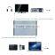 All in One Digital AV Adapter Micro USB/USB to HDMI/VGA Audio Digital AV Adapter For IOS Android Micro USB to USB cable