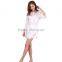 5 colors available cheap Women Bridesmaid Short Satin Kimono Bath Robes Wholesale