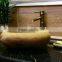Irregular natural river stone counter sink