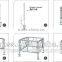 RP aluminum frame stage with polywood stage deck