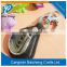 decorative coin holder keyring/chain of fish shapes of zinc alloy maerial with silk laser logo on the body in convenient usage