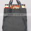Custom High Quality Black 600D Oxford Waterproof Tote Lunch Box Bag