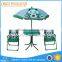 Wholesale metal kids furniture folding, kids garden set with umbrella