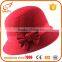 Wool short brim red ormal hats ladies wedding cardiff felt hats for girls