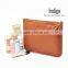 Best quality most popular brown PU leather bag leather pouch