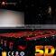 3 DOF Electric Platform 5D Motion Cinema with motion seat For amusement park