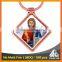Free mould fee Europe christian jesus souvenir printed antique metal keychain
