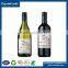 Printed branding wine glass wine label sticker vector wine label