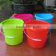 13L plastic bucket cheap with lid handle water bucket