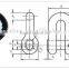 stainless steel adjustable bow shackle and galvanized d shackles for wholesale