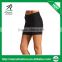 Ramax Custom Women Black Fitness Compression Sports Shorts