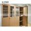 Fashion simple wooden file storage mirror cabinet for sale
