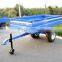 four wheel farm flat pack trailers,flatbed semi trailer for tractor used,transporter for agriculture wood forest trailer