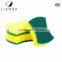 Efficient Cleaning Sponge Pad, Custom Polybag Package Abrasive Cleaning Glove Grab Scouring Pad For Dish